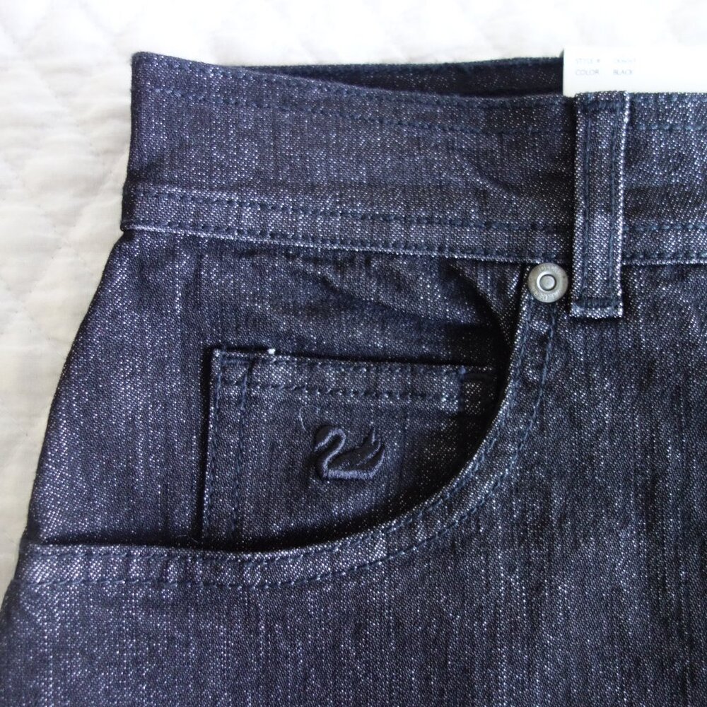 NWT GLORIA VENDERBILT Classic Fit Original Stretch Jean – Black Sz 8 Med - Picture 5 of 9